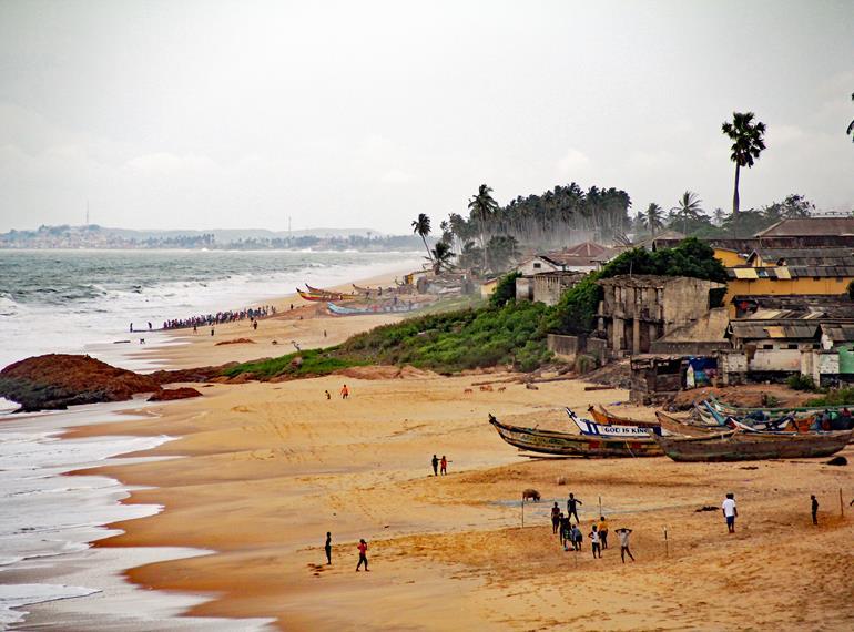 Plage Cape Coast Ghana© Stefanie