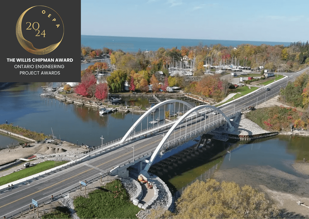 © Bayfield Bridge completed