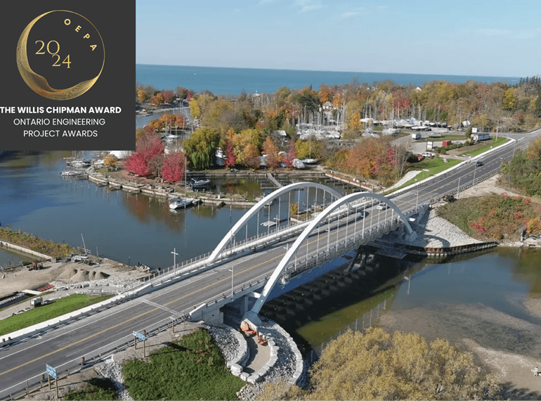 © Bayfield Bridge completed