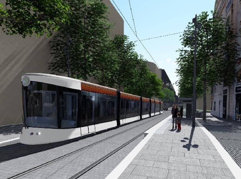 Tramway Marseille Mn C J. Huet Egis