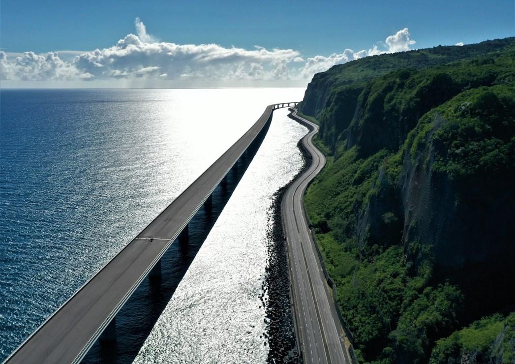 Nouvelle Route Du Littoral ©Dronetech