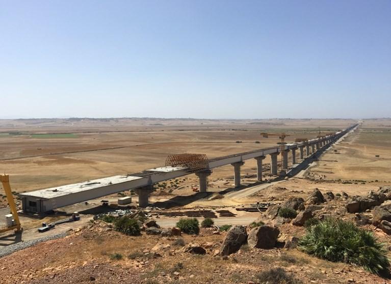 Viaduc El Hachef LGV Maroc © J. C. Czajkowski Eg