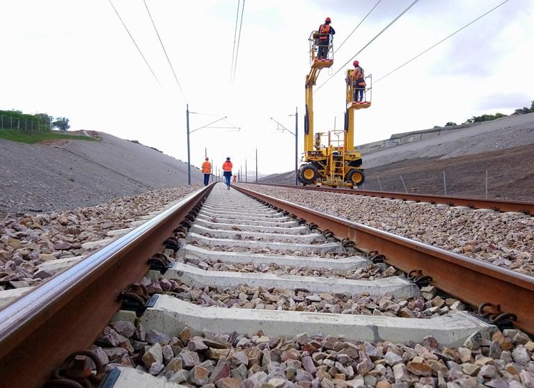 LGV Kenitra Tanger Rails ©Egis Germain Van Rossum